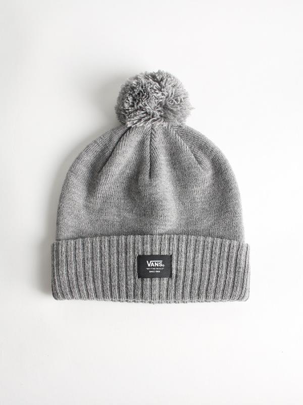 Čepice Vans MN TOULAN POM BEANIE Heather Grey Šedá