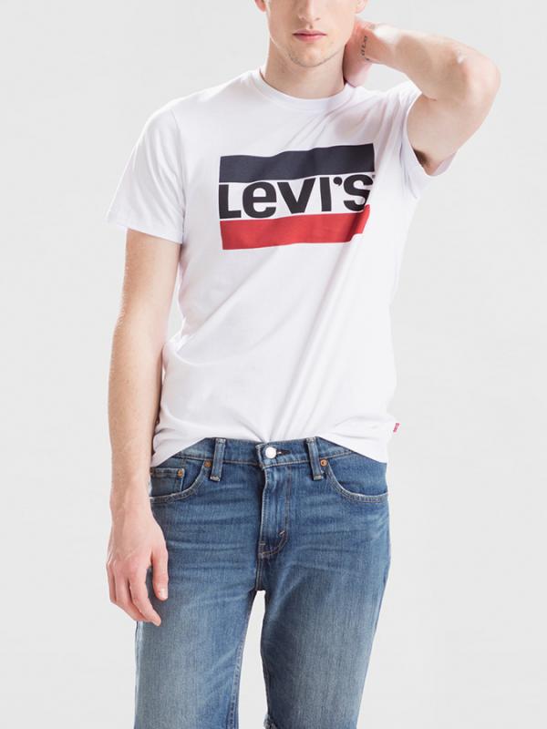 Tričko LEVI'S Sportswear Logo Graphic 84 Sportswear Bílá