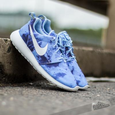 Nike Roshe One Print Aluminium/ White- Persian Violet