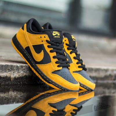 Nike Dunk Low Pro SB University Gold/ University Gold- Black