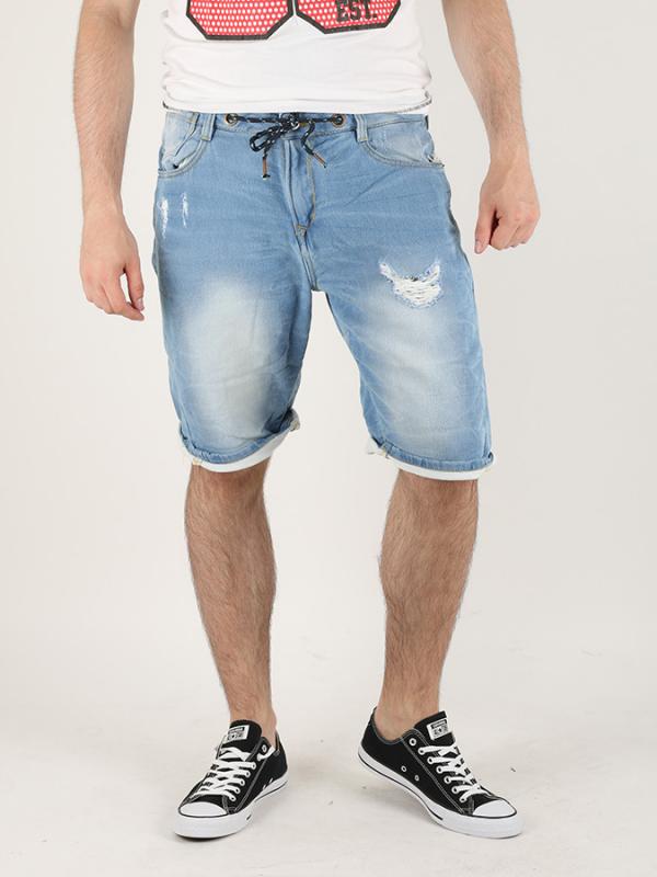 Kraťasy Alcott BACK POCKET DENIM BORDER Modrá