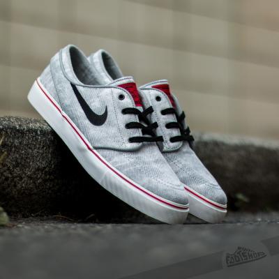 Nike Zoom Stefan Janoski CNVS PR QS Wolf Grey/ Black- White- University Red
