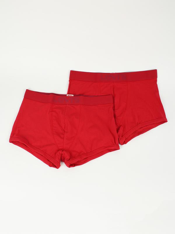 Slipy LEVI'S 200Sf Trunk 2 Pack Červená