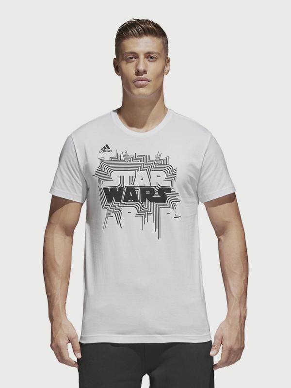 Tričko adidas Performance Star Wars Bílá