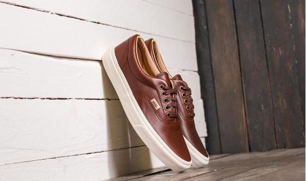 Vans Era (Lux Leather) Chocolate/ Porcini