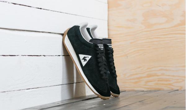 le coq sportif Quartz Perforated Nubuck Black/ Turtle Dove