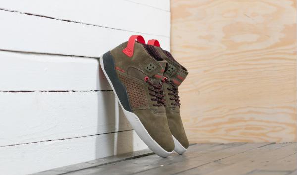 Supra Skytop III Olive/ Risk Red