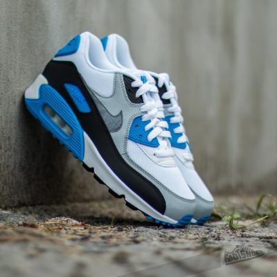 Nike Air Max 90 Mesh (GS) White/ Cool- Grey- Photo Blue- Black