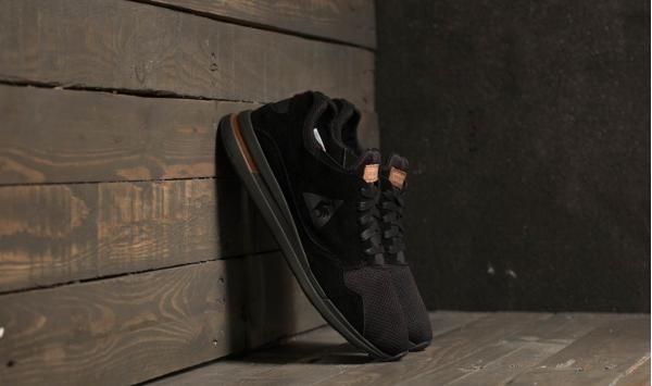le coq sportif LCS R Pure Suede/Mesh Black/ Cognac