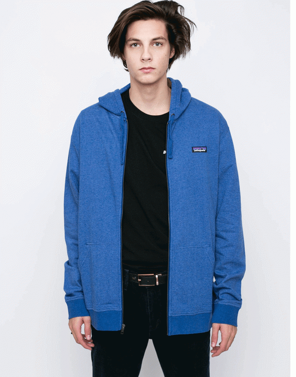 Patagonia P-6 Label Full Zip Superior Blue S