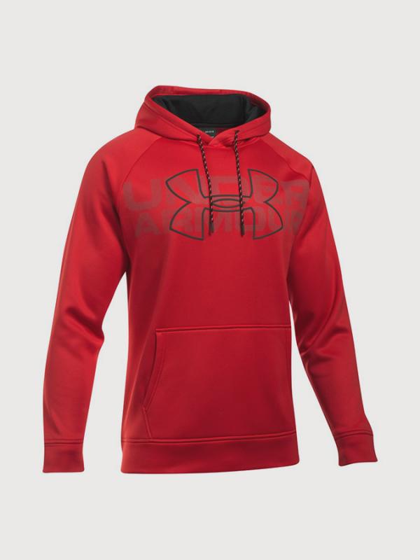 Mikina Under Armour AF Graphic PO Hoodie Červená