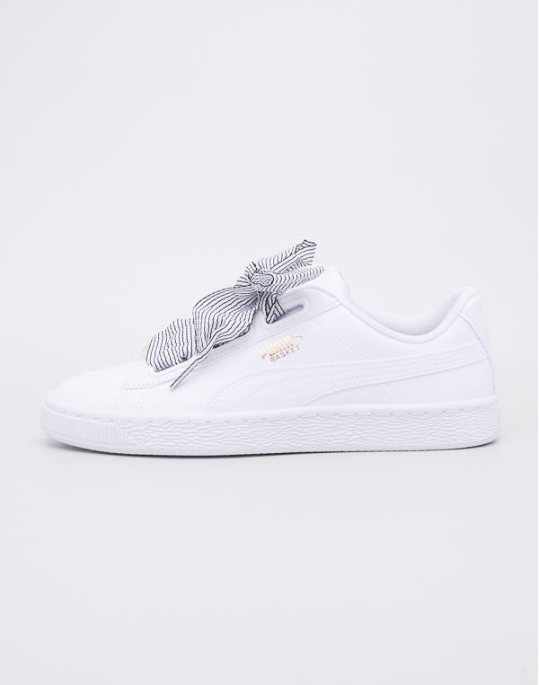 Puma Basket Heart Puma White-Puma White 41