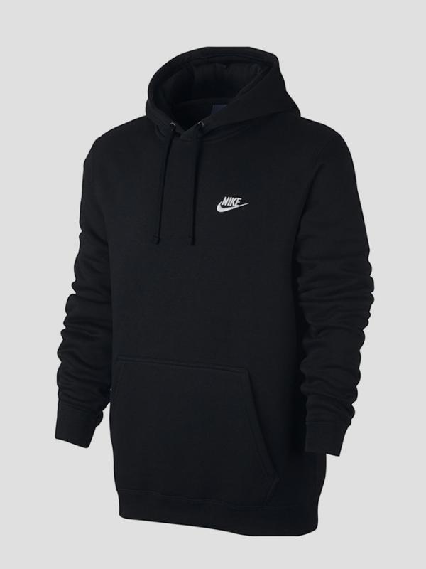Mikina Nike M Nsw Club Hoodie Po Bb Černá