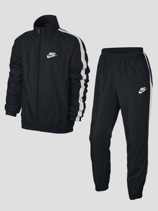 Souprava Nike M NSW TRK SUIT WVN SEASON Černá