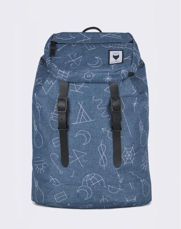 The Pack Society Premium Blue with White Embroidery