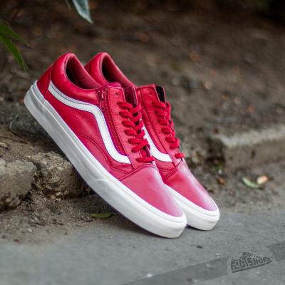 Vans Old Skool Zip Premium Leather Chili Pepper