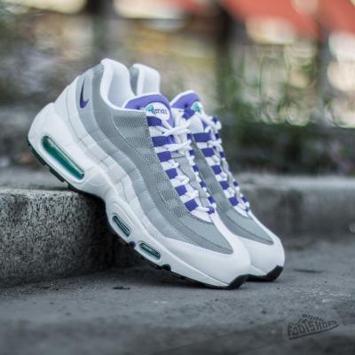 Nike Air Max 95 OG White/Court Purple-Emerald Green-Wolf Grey