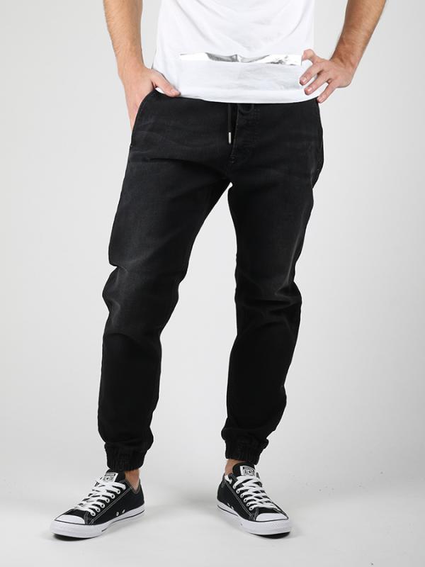 Kalhoty Diesel Duff Pantaloni Černá