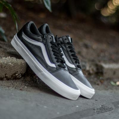 Vans Old Skool Zip Premium Leather Black
