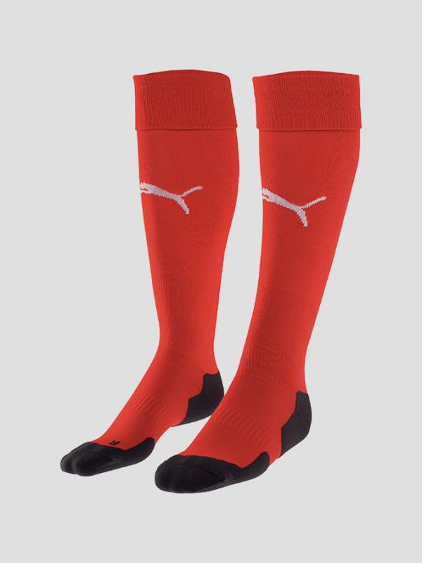 Stulpny Puma Football Socks red-white Červená