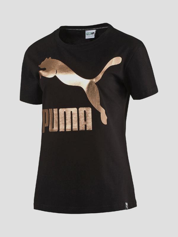 Tričko Puma Archive Logo Tee Cotton Black Černá