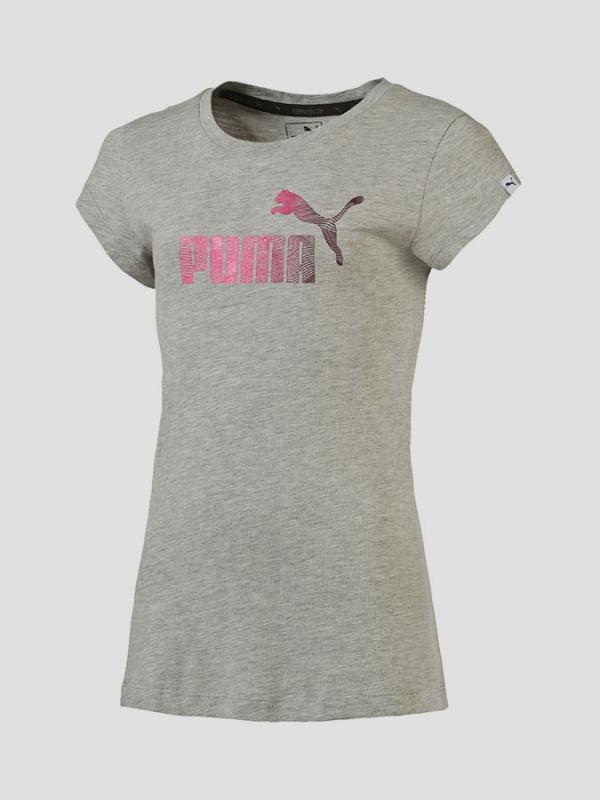 Tričko Puma STYLE ELEMENTAL Tee G Light Gr Šedá