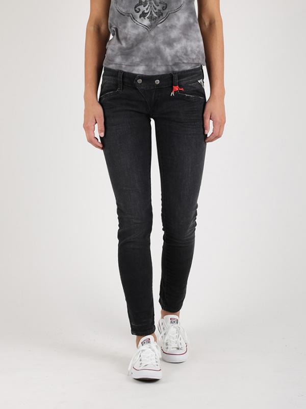 Džíny Replay 9 OZ BLACK POWER STRETCH DENIM Barevná