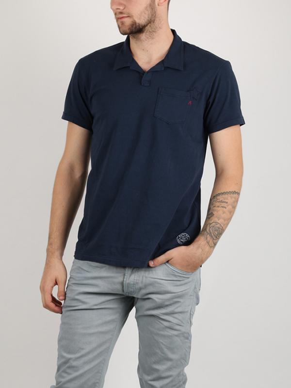 Tričko Replay GMT DYED CO/LI JERSEY Modrá