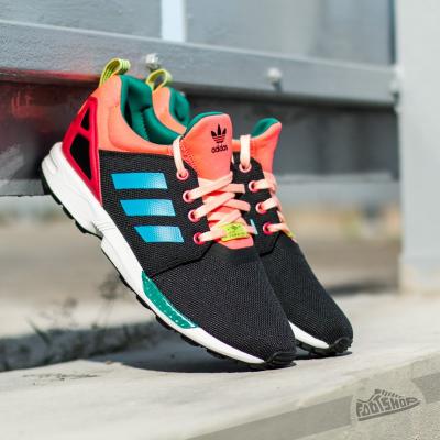 adidas ZX Flux NPS UPDT Oddity K Core Black/ Solid Blue/ Yellow