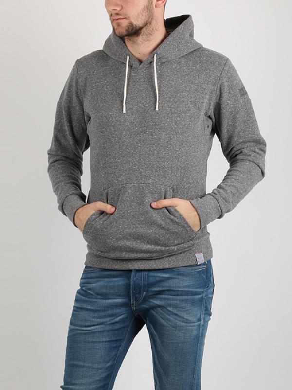 Mikina Replay POLY-COTTON FLEECE Šedá