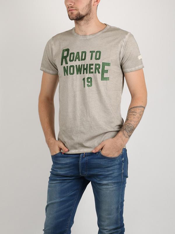 Tričko Replay FADE GMT DYED JERSEY 30/1 Šedá