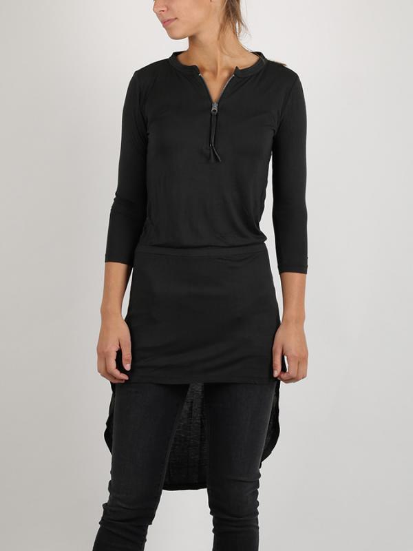 Šaty Replay VISCOSE JERSEY Černá