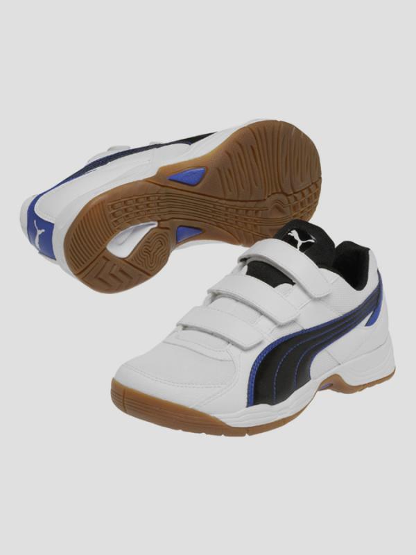 Boty Puma Vellum III V Jr white-black-puma royal Bílá