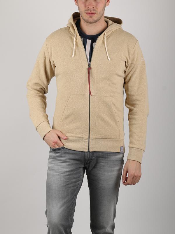 Mikina Replay POLY-COTTON FLEECE Žlutá
