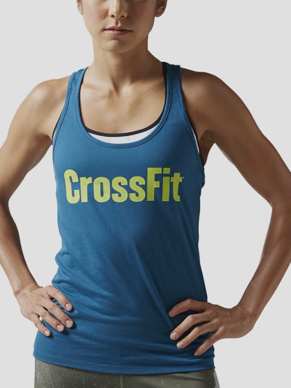 Tílko Reebok RCF GRAPHIC TANK F.E.F Modrá
