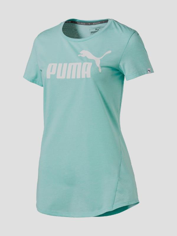 Tričko Puma ESS No.1 Tee Heather W Zelená