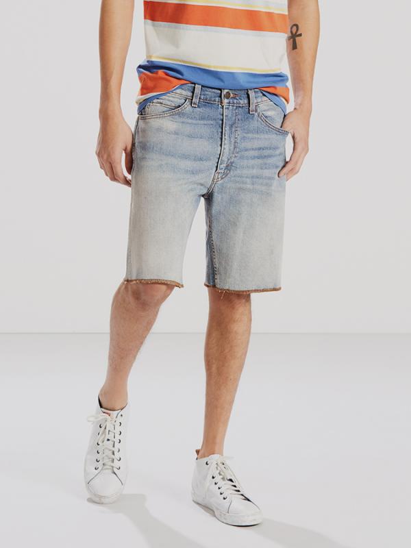 Kraťasy LEVI'S 505C SLIM FIT SHORT OT Modrá