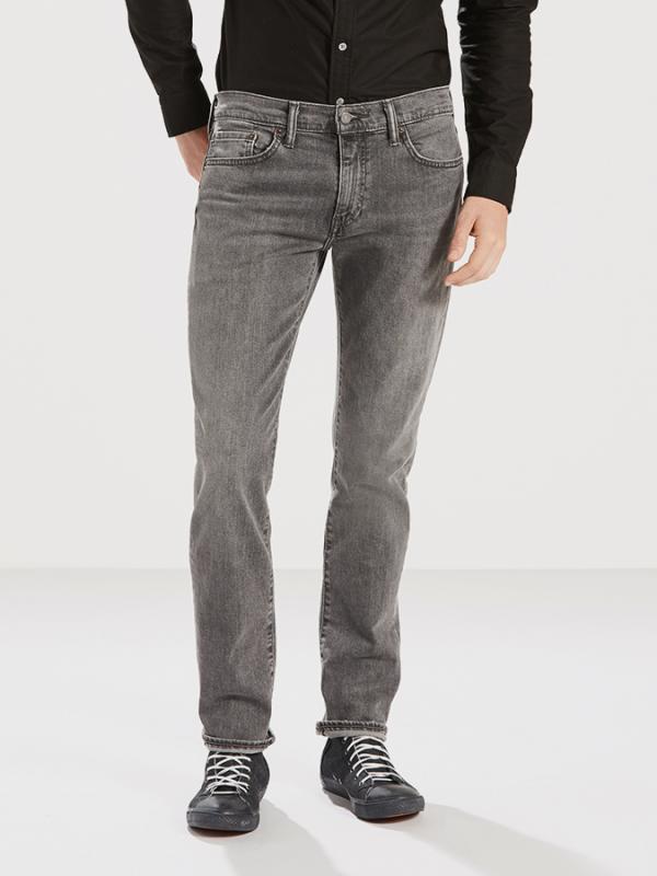 Džíny LEVI'S 511 Slim Fit Berry Hill Šedá