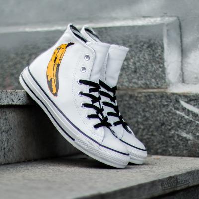 Converse CT Warhol Hi White/ Black/ Yellow