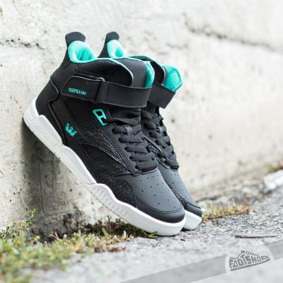 Supra Bleeker Black/ Atlantis- Off White