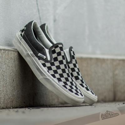 Vans Classic Slip-On Overwashed Black/ Check