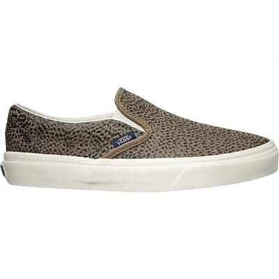 Vans Classic Slip-On (Cheetah suede) Black/Tan