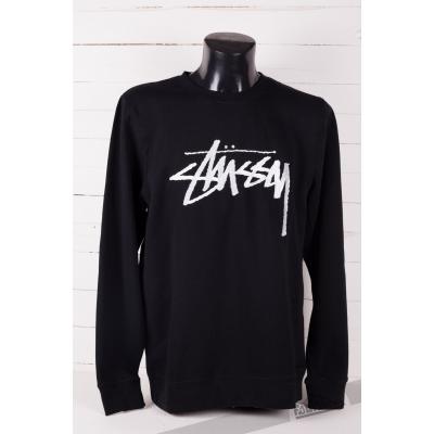 Stüssy Stock EMB. Crew Black