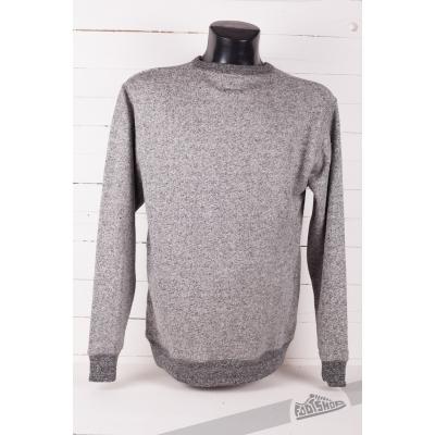 Stüssy Big Loop L/SL Crew Black
