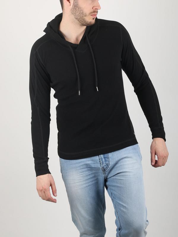 Mikina Diesel T-GOURIAS PULLOVER Černá