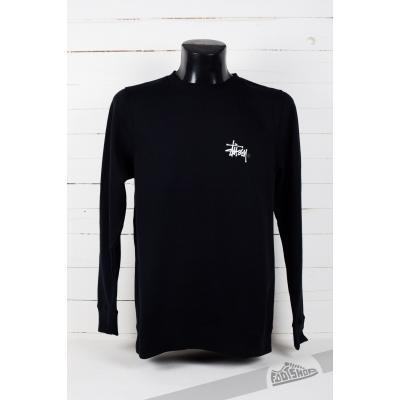 Stüssy Basic Logo Crew Black