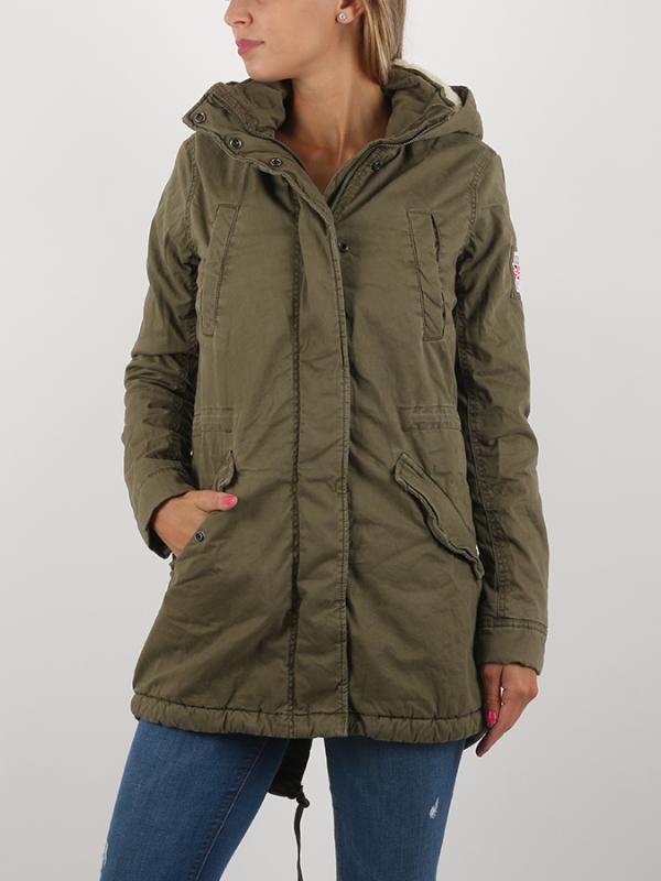 Bunda Superdry WINTER ROOKIE MILITARY PARKA Zelená