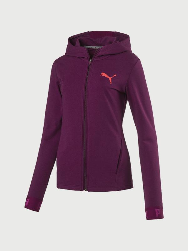 Mikina Puma URBAN SPORTS FZ Hoody Fialová