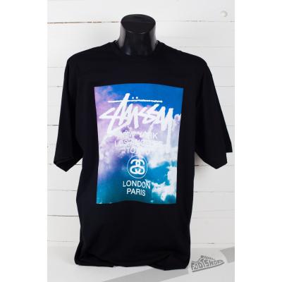 Stüssy WT Clouds Tee Black