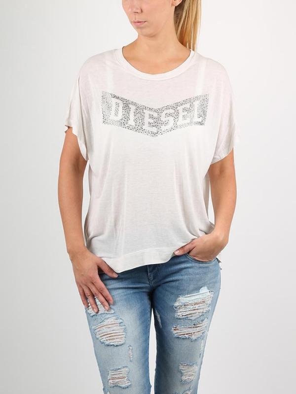Tričko Diesel T-HANNA-A MAGLIETTA Bílá